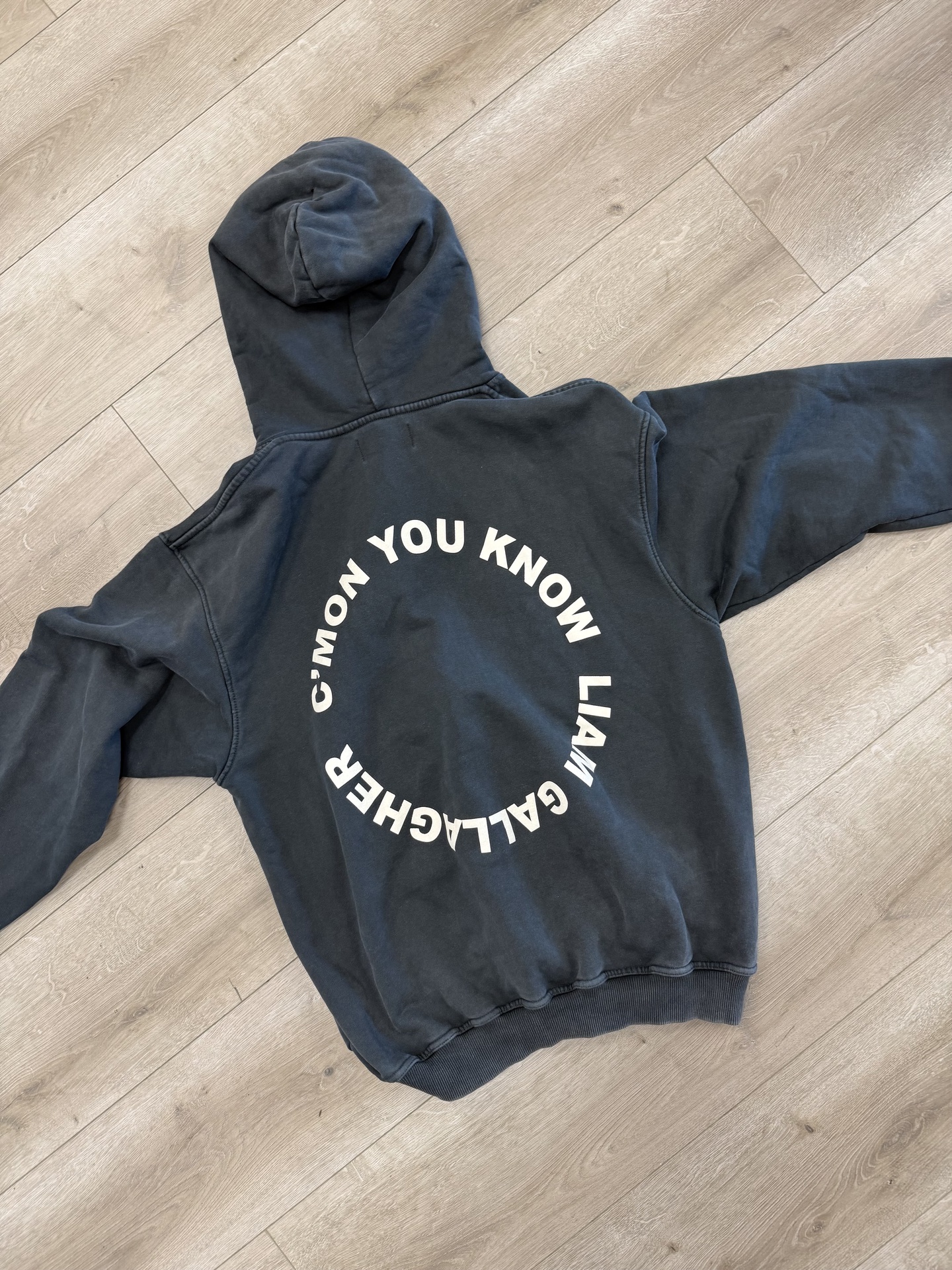 Represent x Liam Gallagher "Tambourine" Full-Zip/Popper Hoodie • Pre-Owned [0506] - photo 2