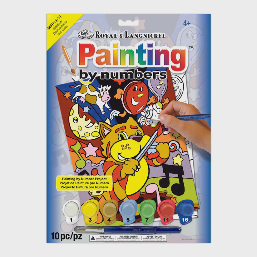 Royal & Langnickel 10 Piece Painting by Numbers Kit Age 4+ (D)