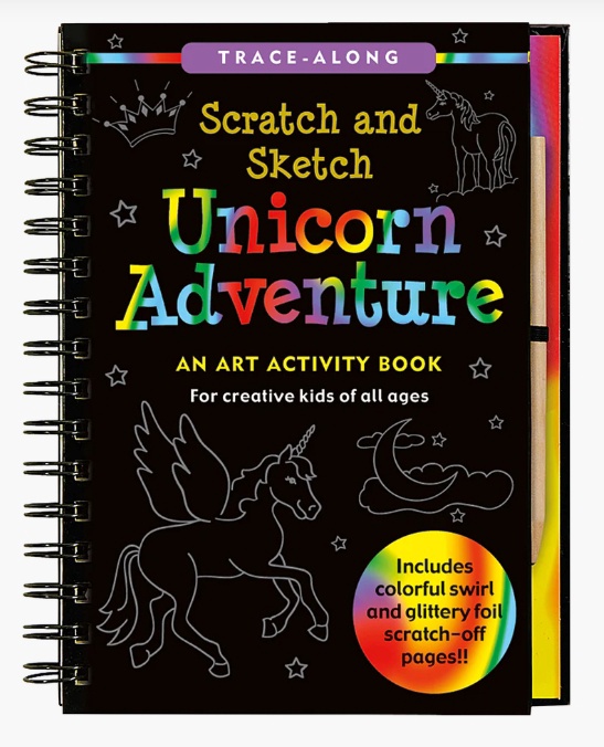 Scratch - Sketch Art Activity Book (D)