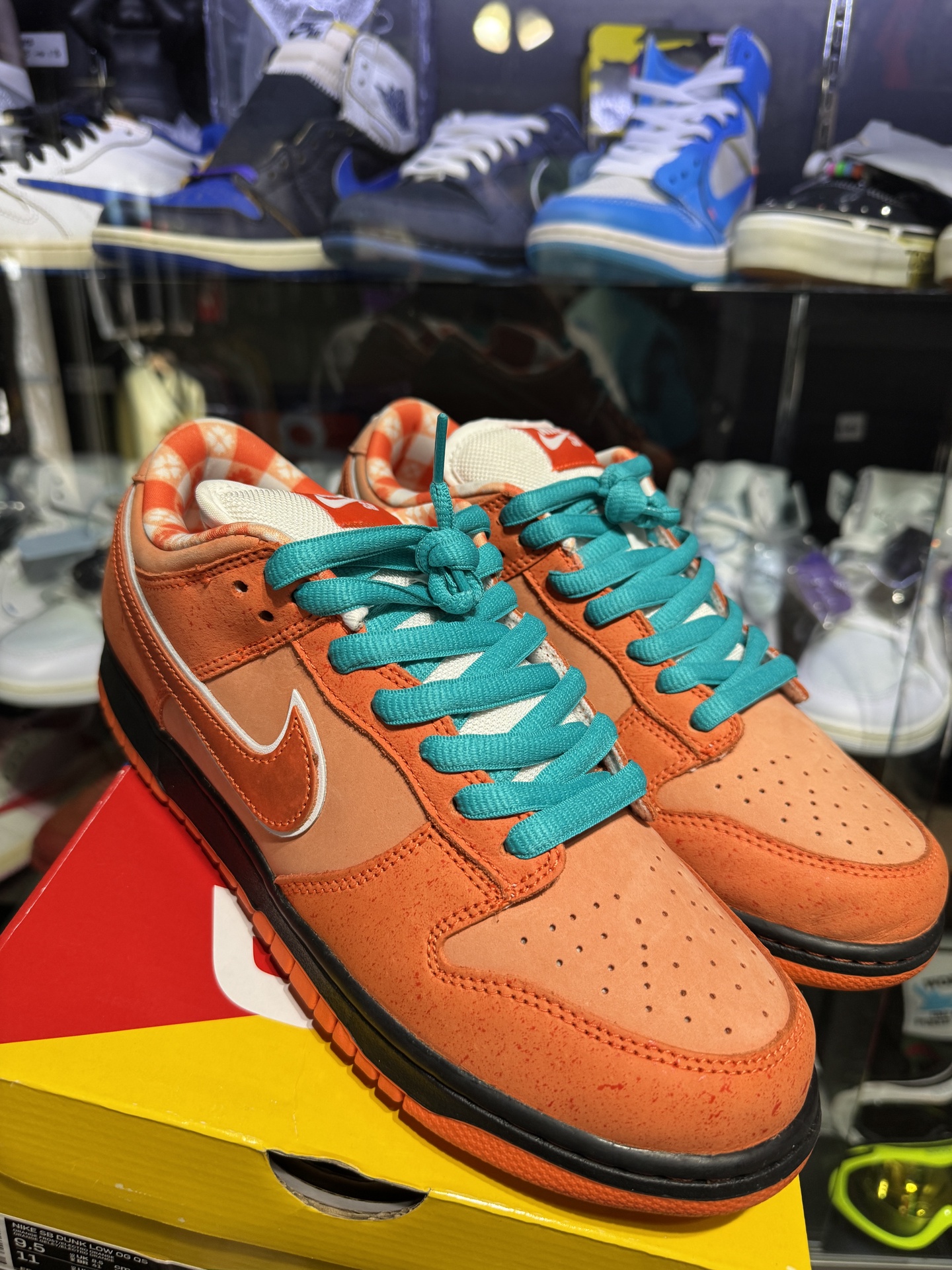 Nike SB Dunk Low Concepts Orange Lobster • Pre-Owned [6615] - photo 3