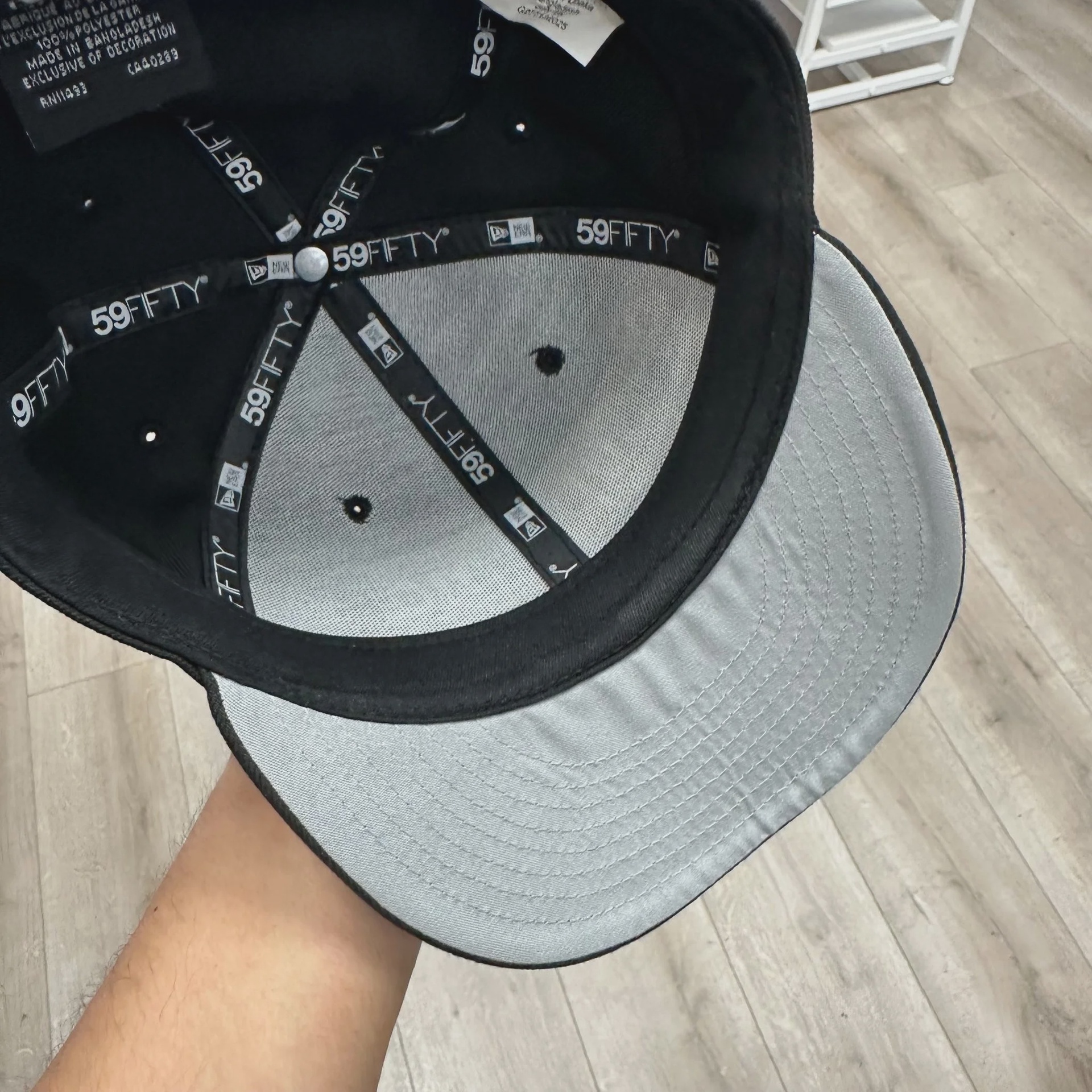 Supreme Breast Cancer Awareness Box Logo New Era Fitted Hat • Pre-Owned [0137] - photo 3