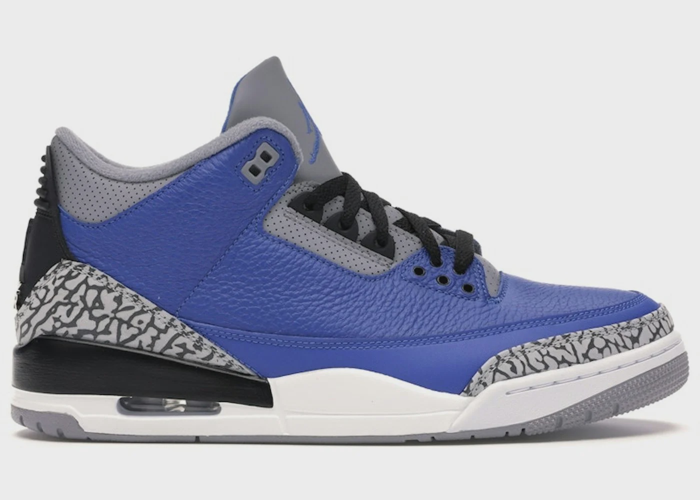 Jordan Air Jordan 3 Retro Varsity Royal Blue Cement - Size US M 9.5