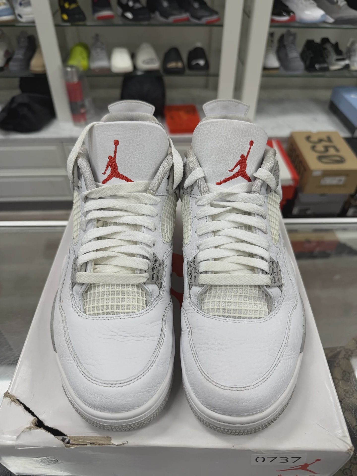 Air Jordan 4 Retro White Oreo (2021) • Pre-Owned [6297] - photo 3