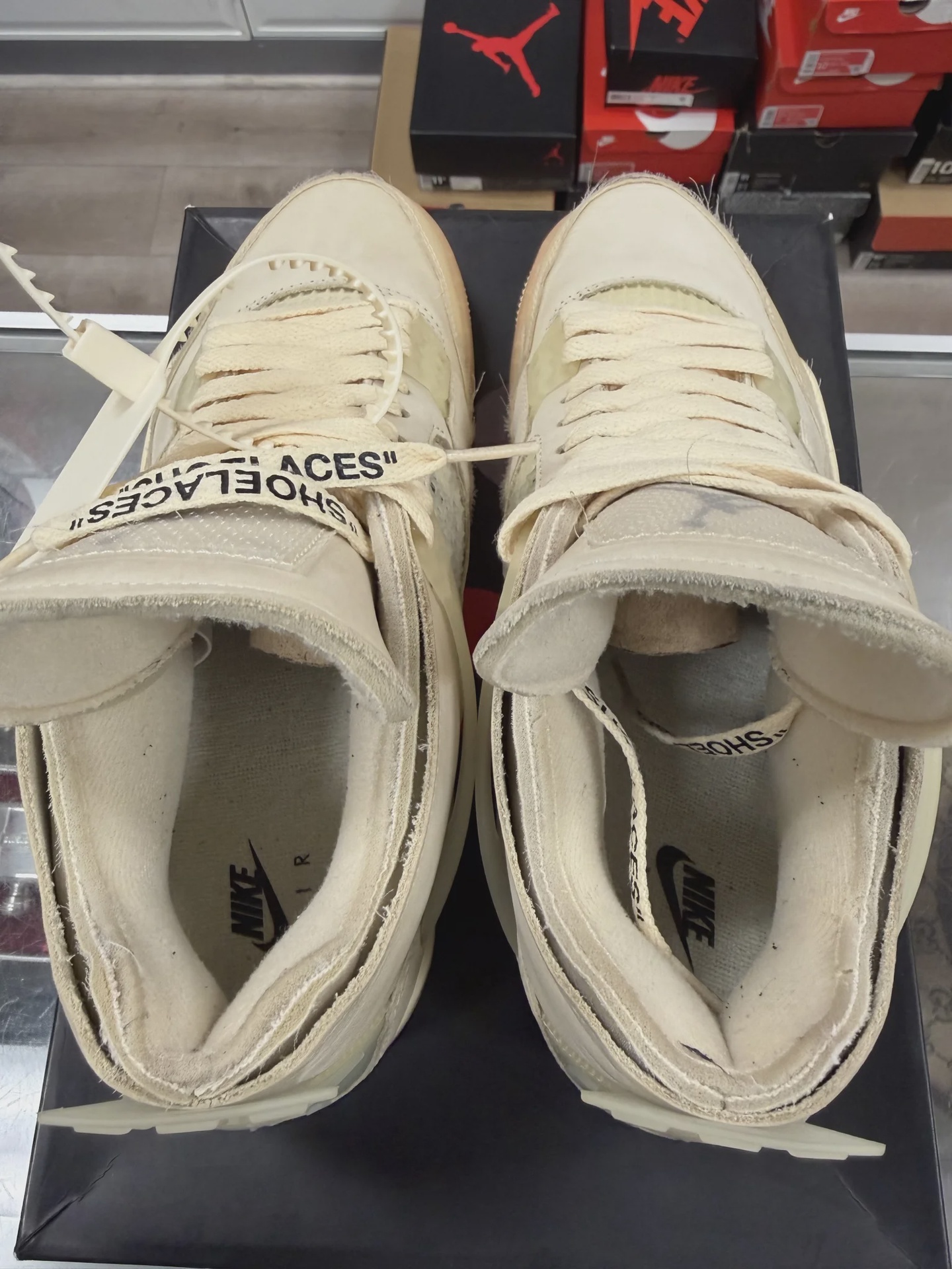 Air Jordan 4 Retro Off-White Sail (Women's) • Pre-Owned [1159] - photo 4