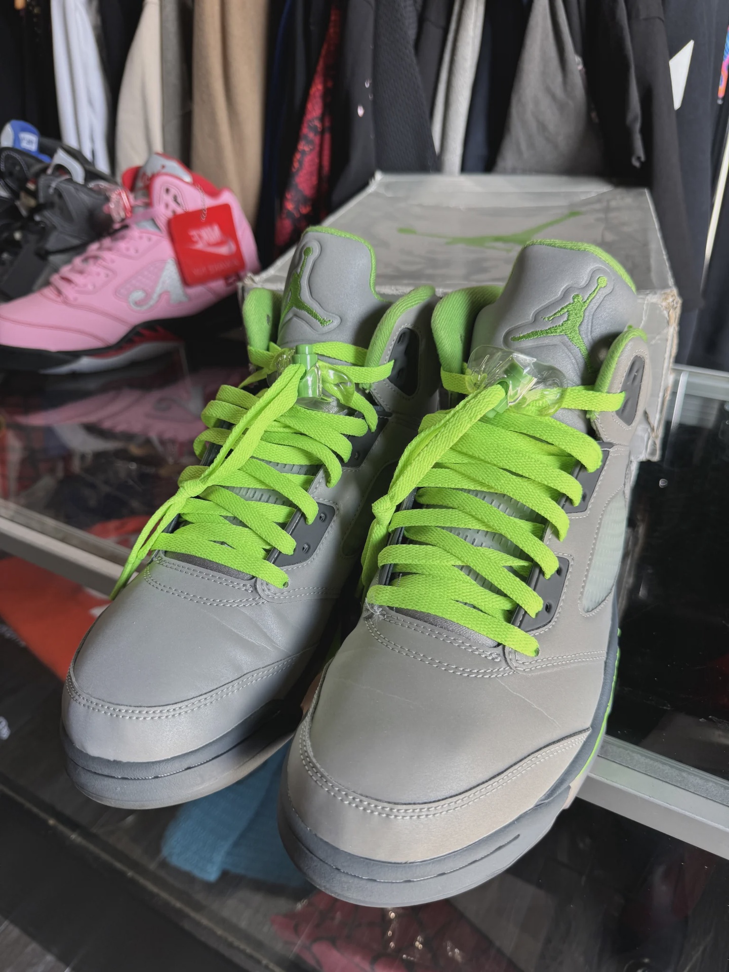 Air Jordan 5 Retro Green Bean (2022) • Pre-Owned [5886] - photo 2