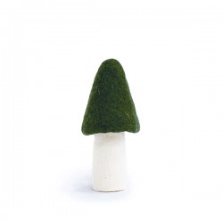 MOREL MUSHROOM 8CM - OLIVE