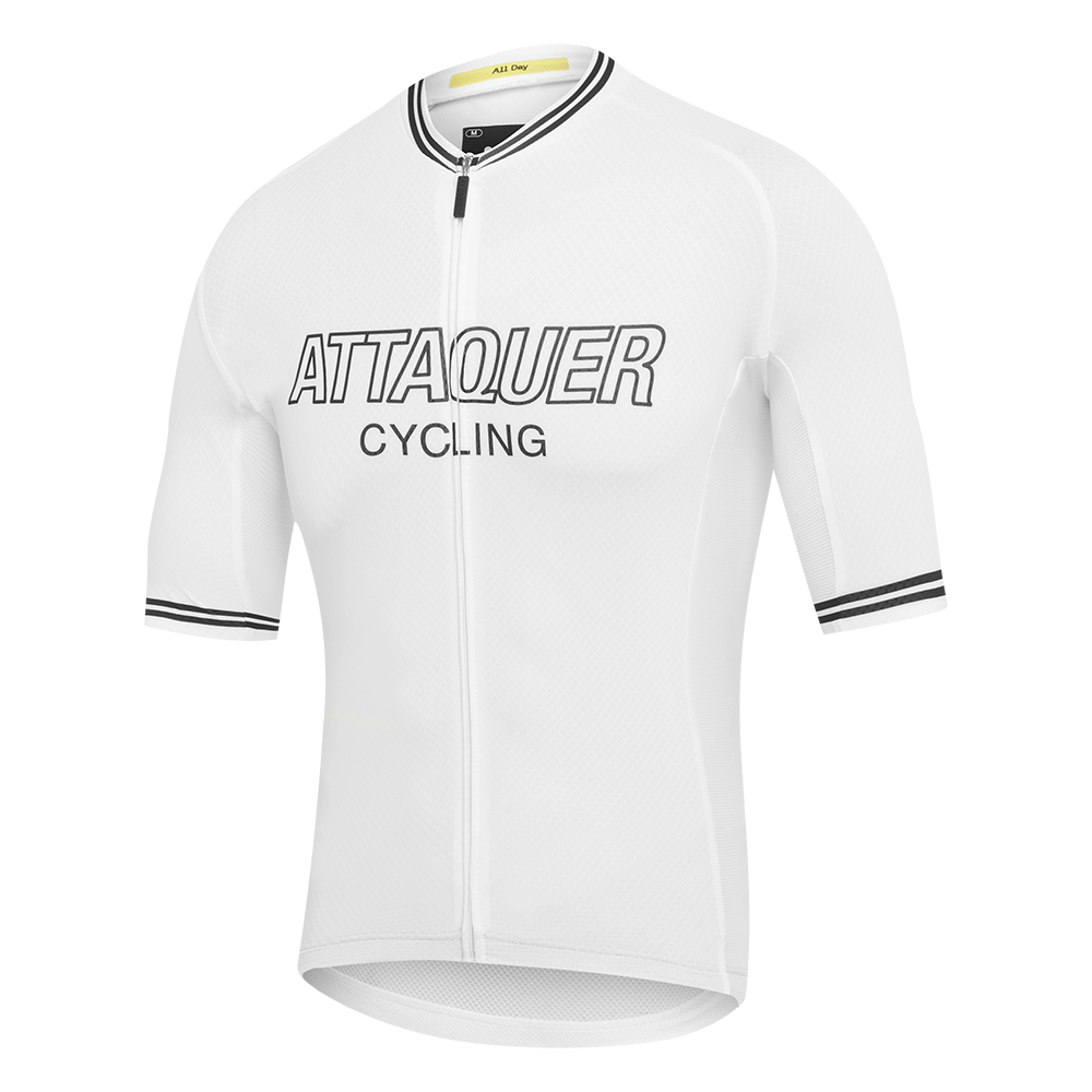 ATQ Mens All Day Outliner SS Jersey White