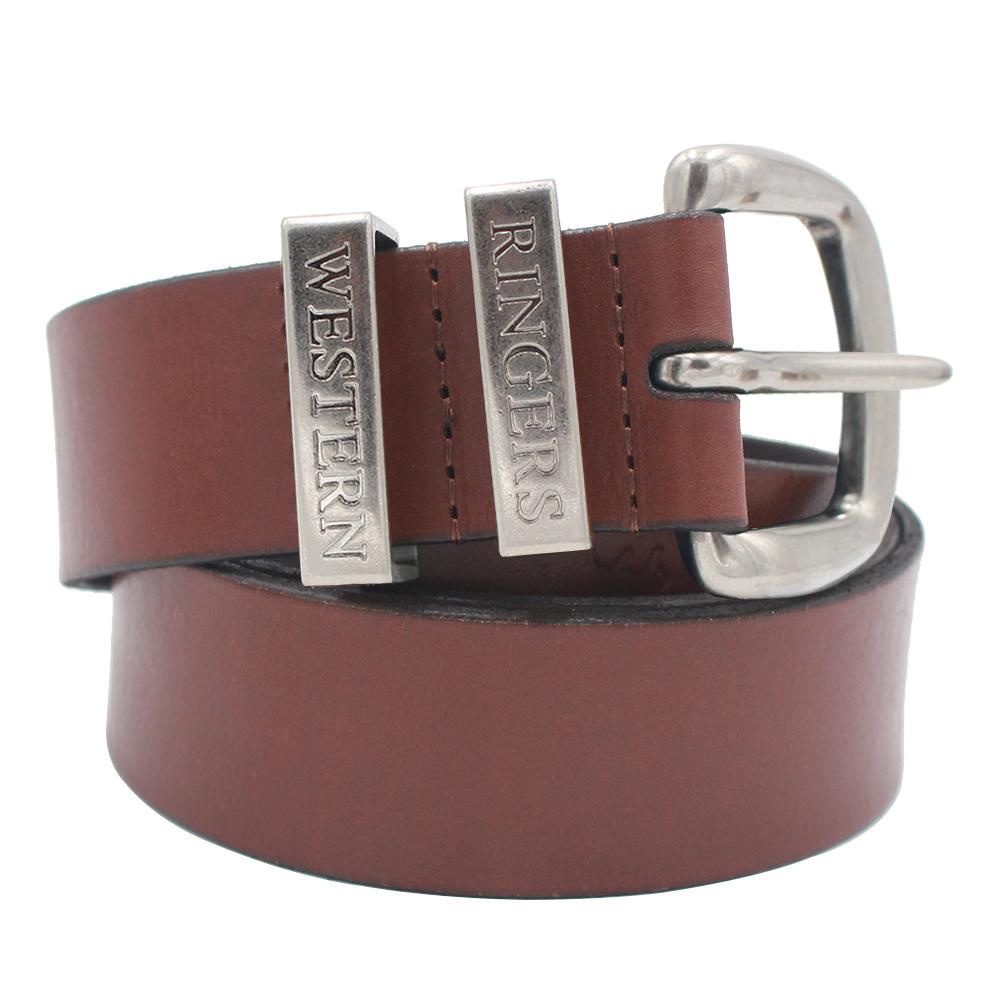 Ringers Western The James Belt Brown With Silver Buckle Men's Belts
