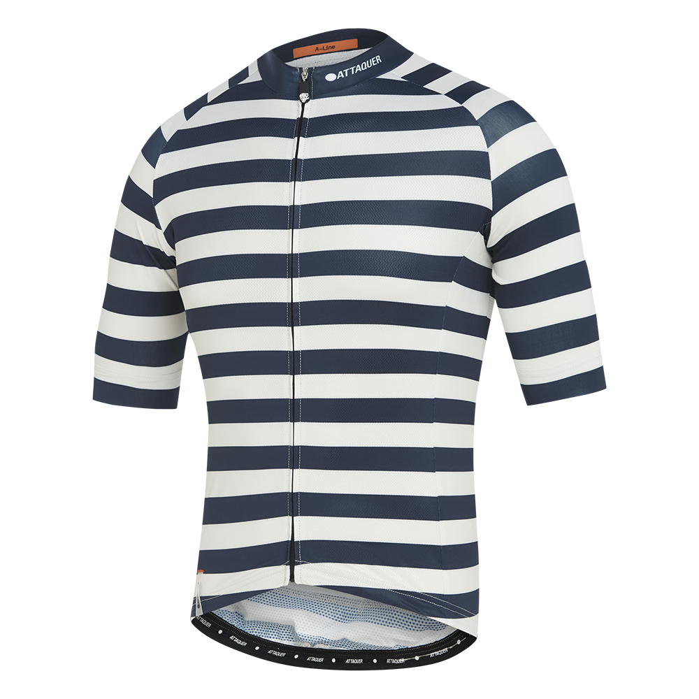 ATQ Mens A-Line SS Jersey Stripe Grey