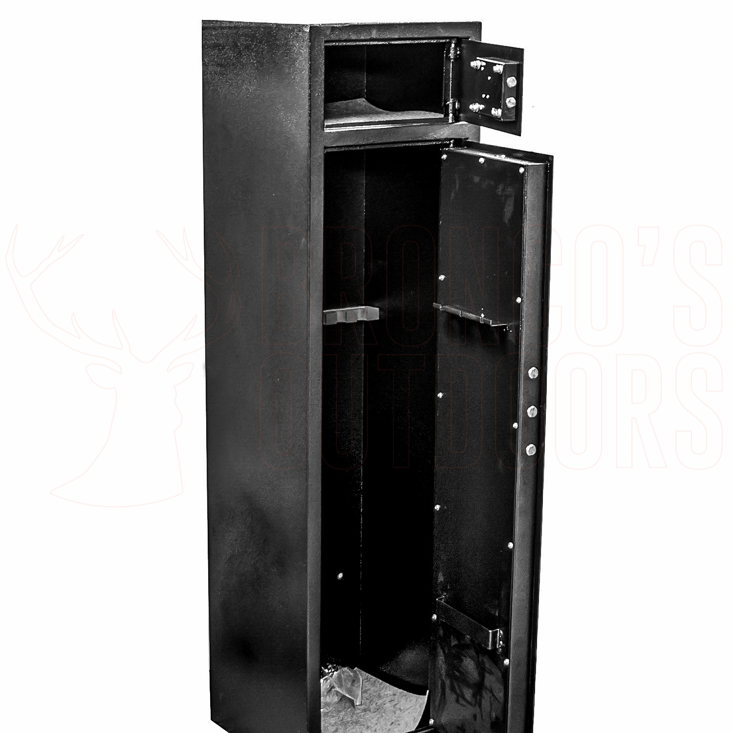 Stealth Safes 7 Gun Safe with external safe Broncos Outdoors