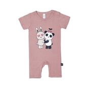 HUGS SHORT ROMPER - BERRY