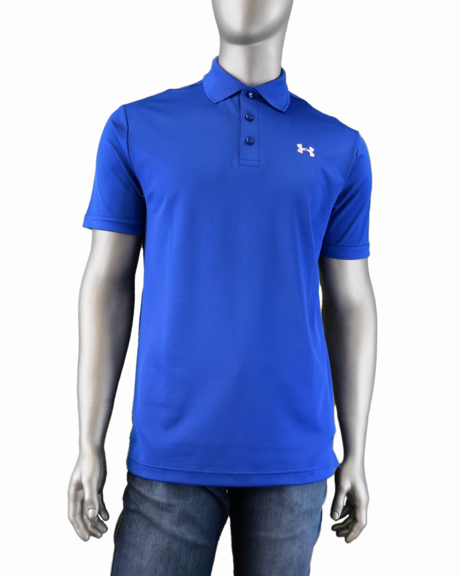 under armour polo blue