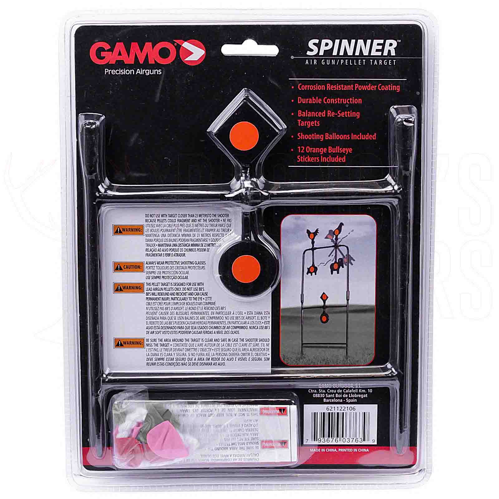 Spinning targets