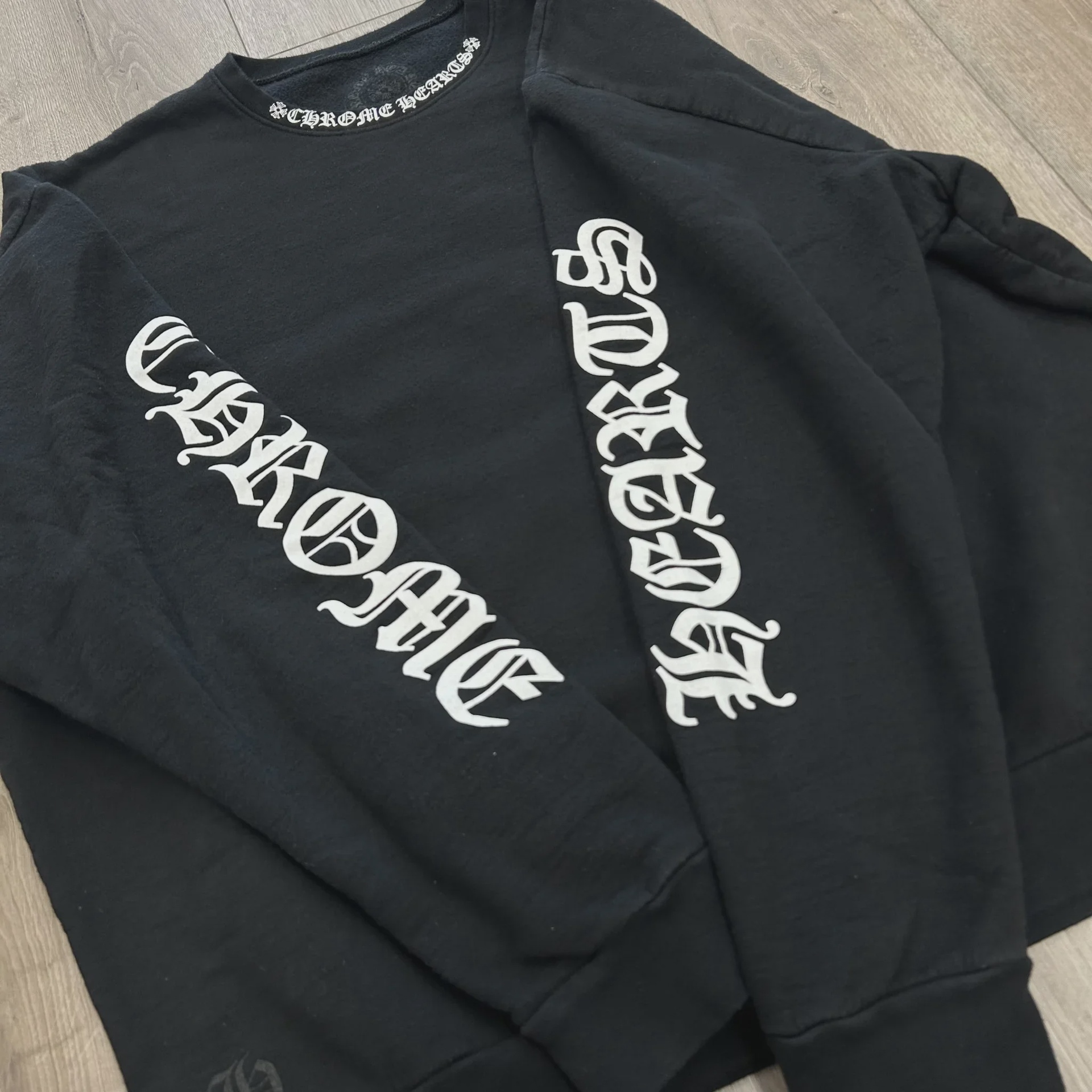 Chrome Hearts Neck Logo Crewneck Sweatshirt • Pre-Owned [5048] - photo 8