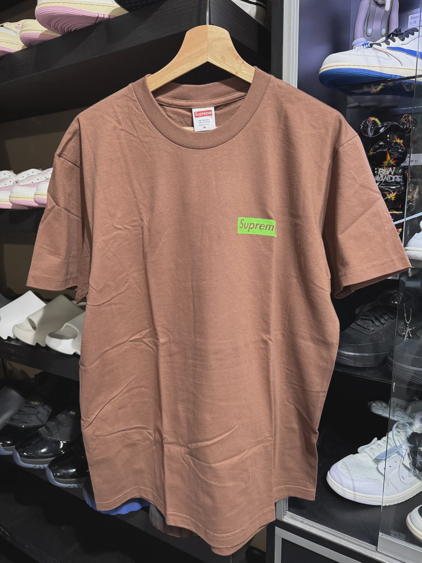 Supreme Supreme Brown Green Logo M - Size M