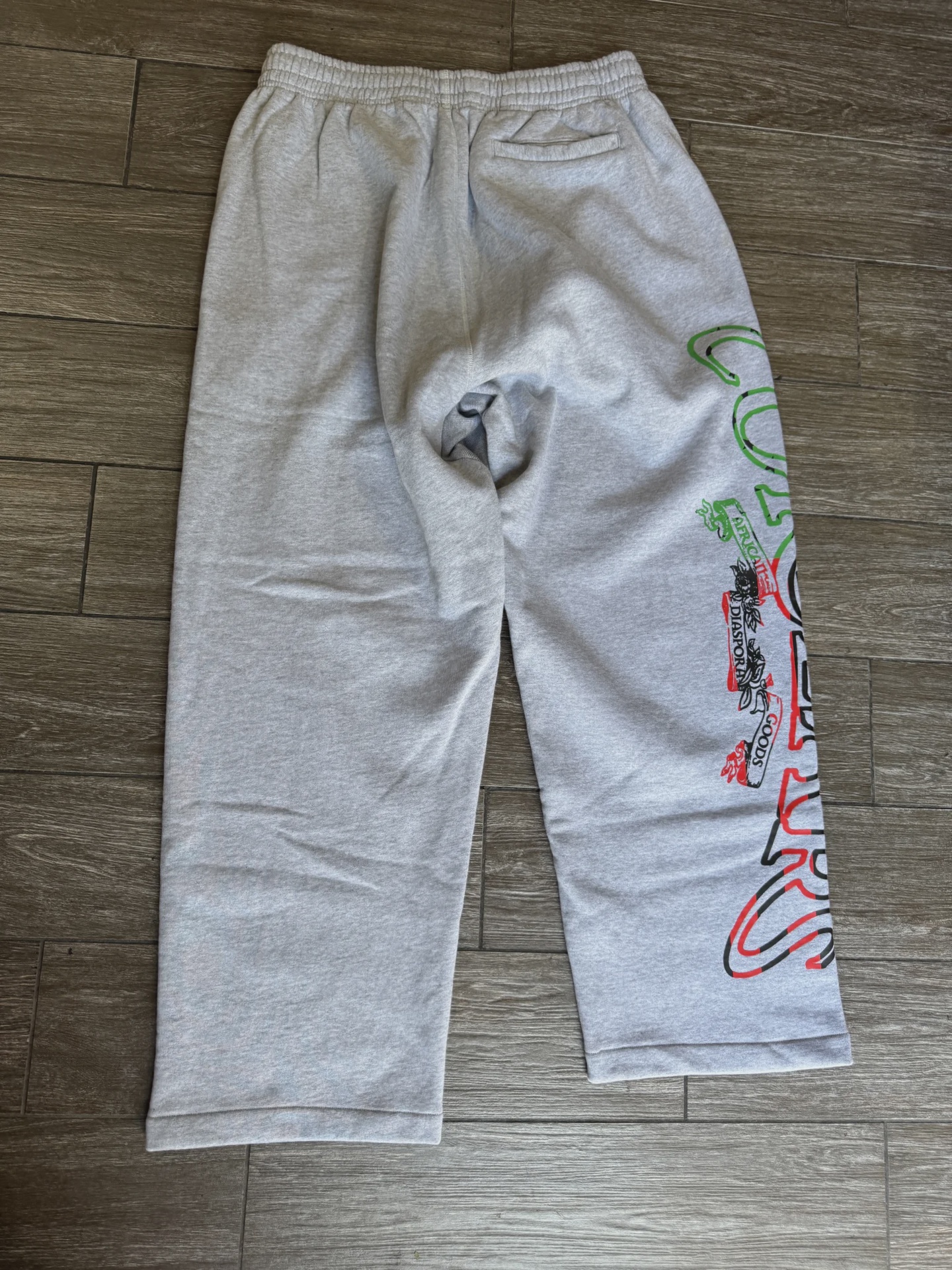 Corteiz x Denim Tears Cortears Royale Open Hem Sweatpant Heather Grey L • Brand New [8066] - photo 3