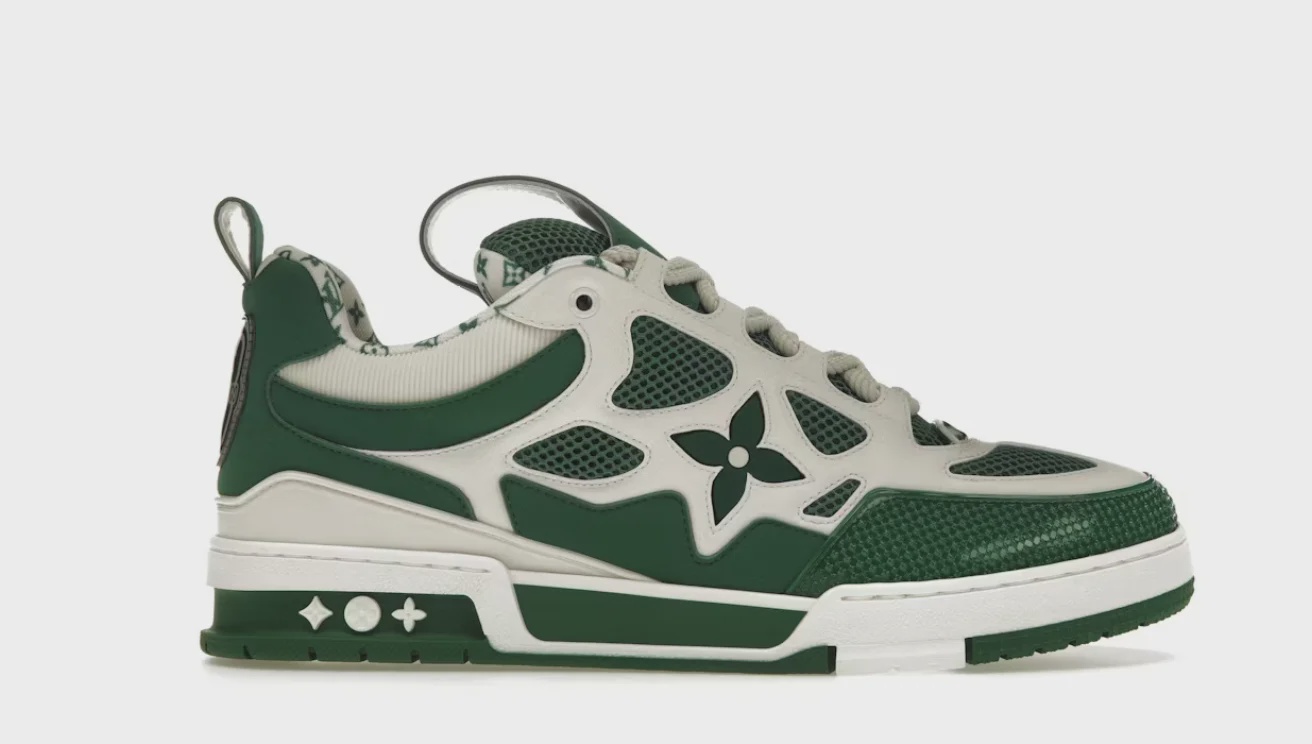 Louis Vuitton LV Skate Sneaker Green White (8.5LV) • Pre-Owned [0070] - photo 1