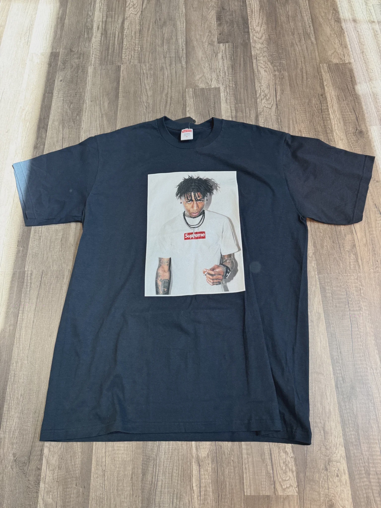 Supreme NBA Youngboy Tee Navy • Brand New [7041]