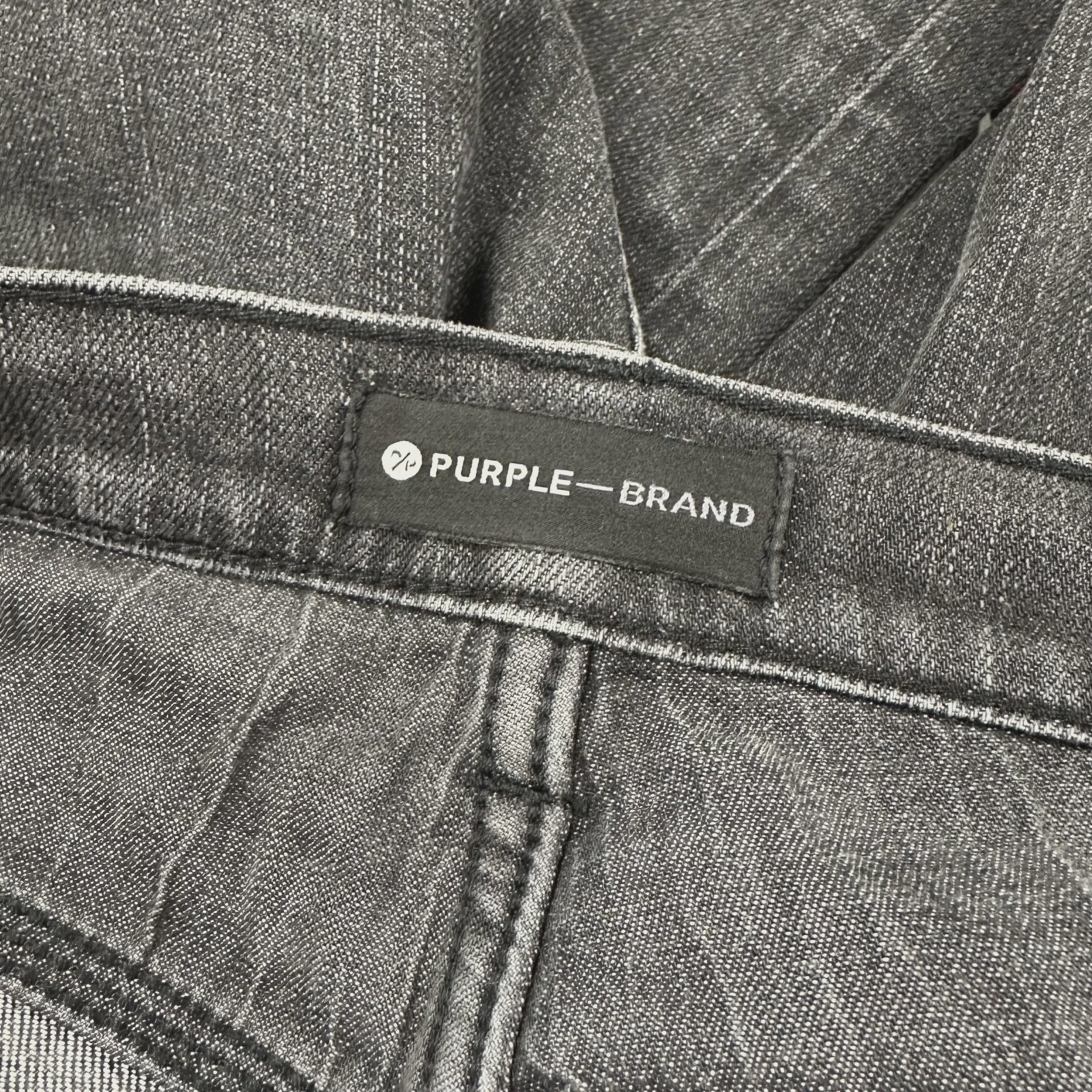 Purple Brand Over Spray Pants Black • Pre-Owned [7940] - photo 7
