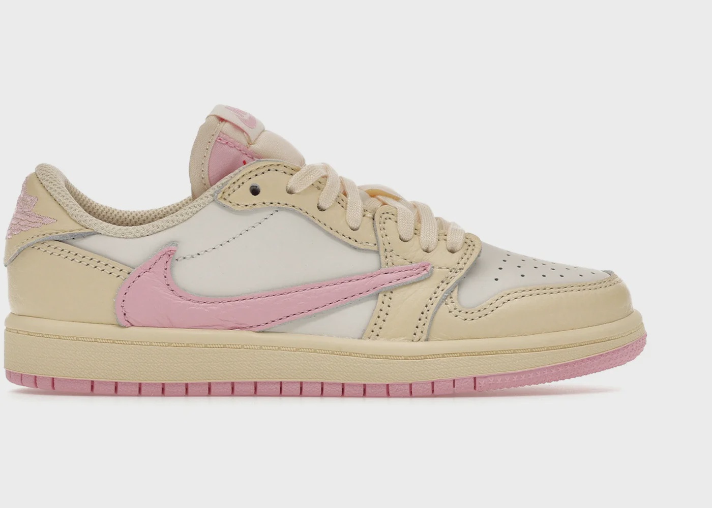 Jordan Air Jordan 1 Retro Low Original SP Travis Scott Shy Pink (Preschool) - Size US Y 3