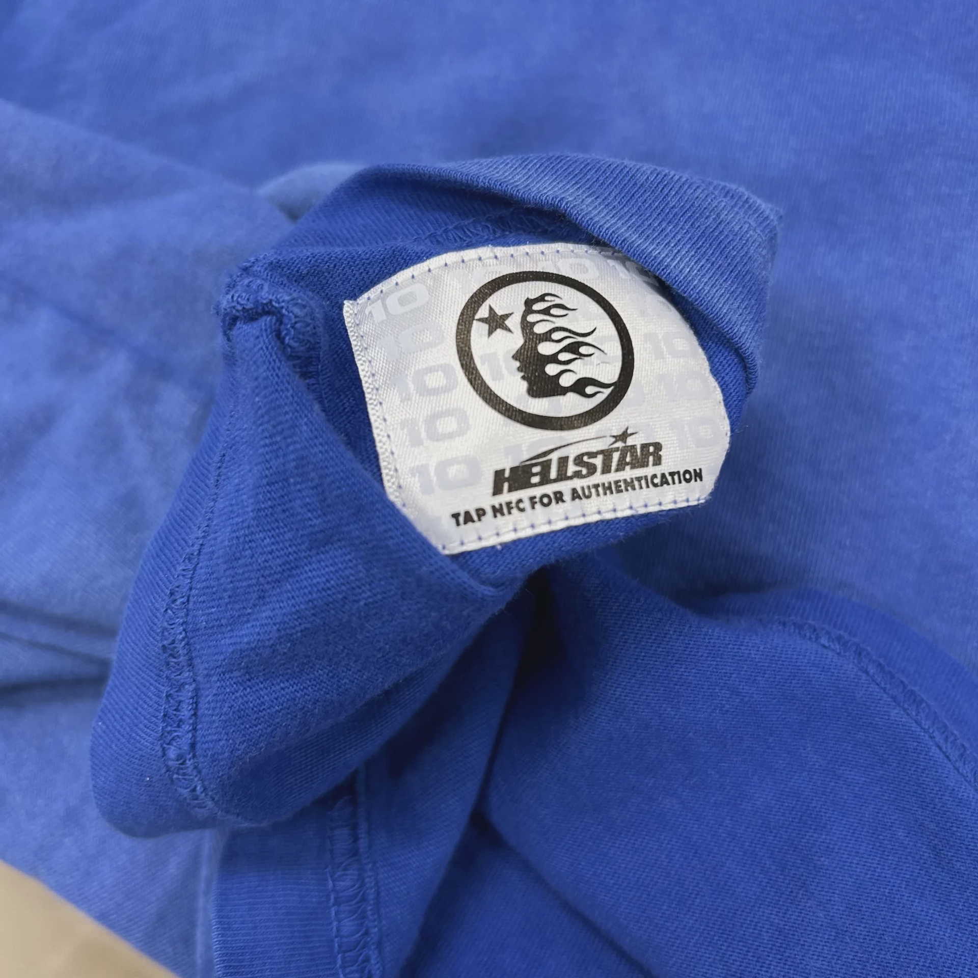 Hellstar Warm Up T-shirt Blue • Pre-Owned [5572] - photo 3