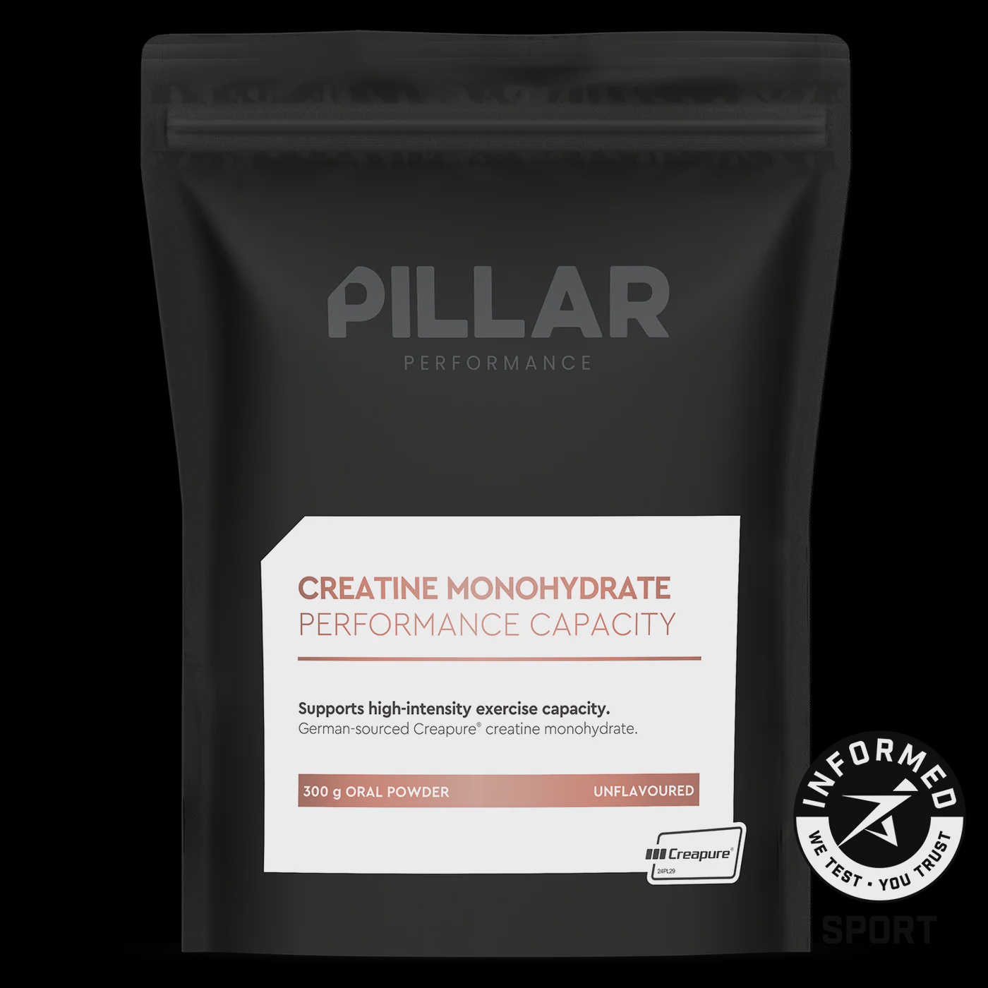 Pillar Creatine Monohydrate (60 Serve) / Unflavoured