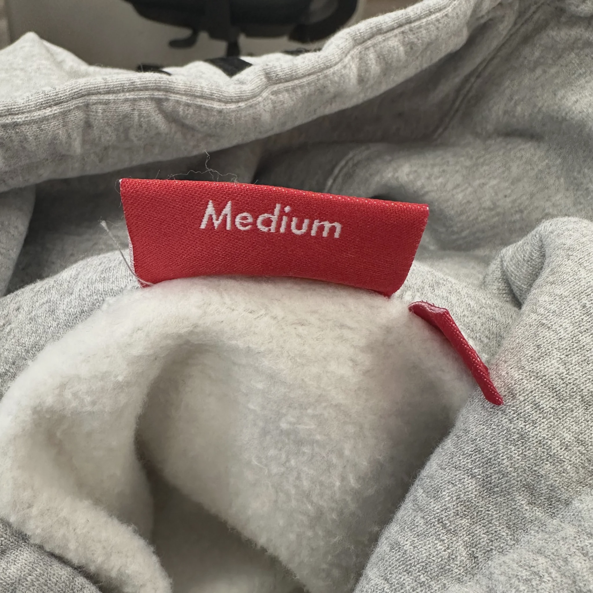 Supreme Ambigram Hooded Sweatshirt in Heather Grey • Pre-Owned [3502] - photo 5