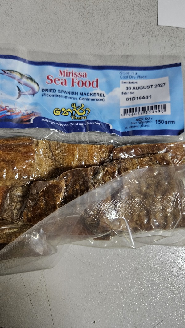 Mirissa Dry fish Seer Fish 150g