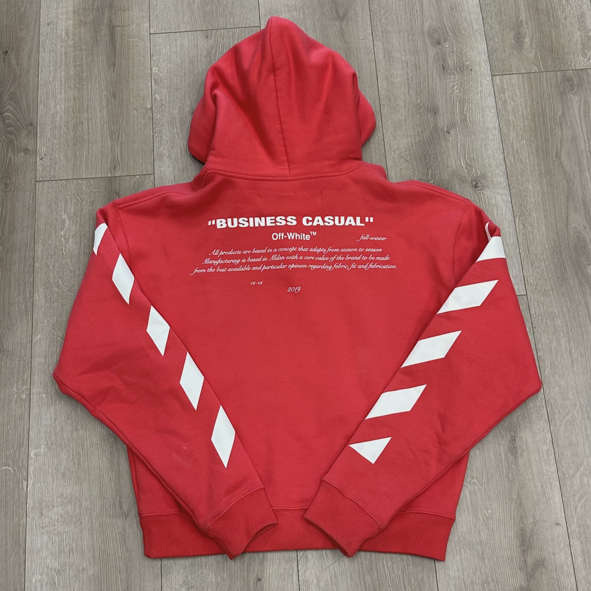 Off-White "Diag Bernini" Hoodie • Pre-Owned [0624] 6