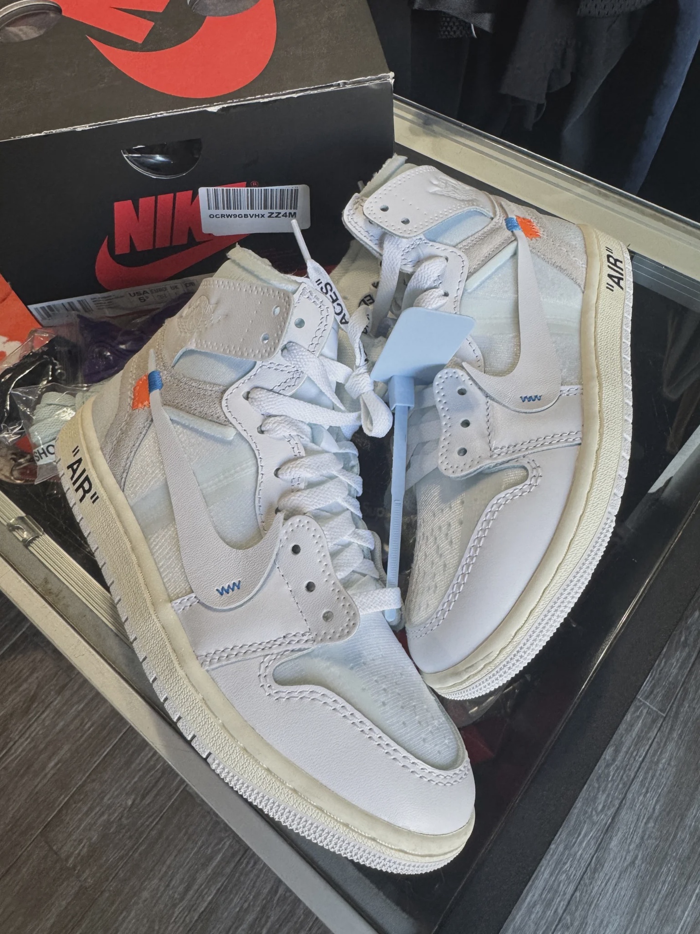 Jordan Air Jordan 1 Retro High Virgil Abloh Archive Alaska - Size US M 5.5