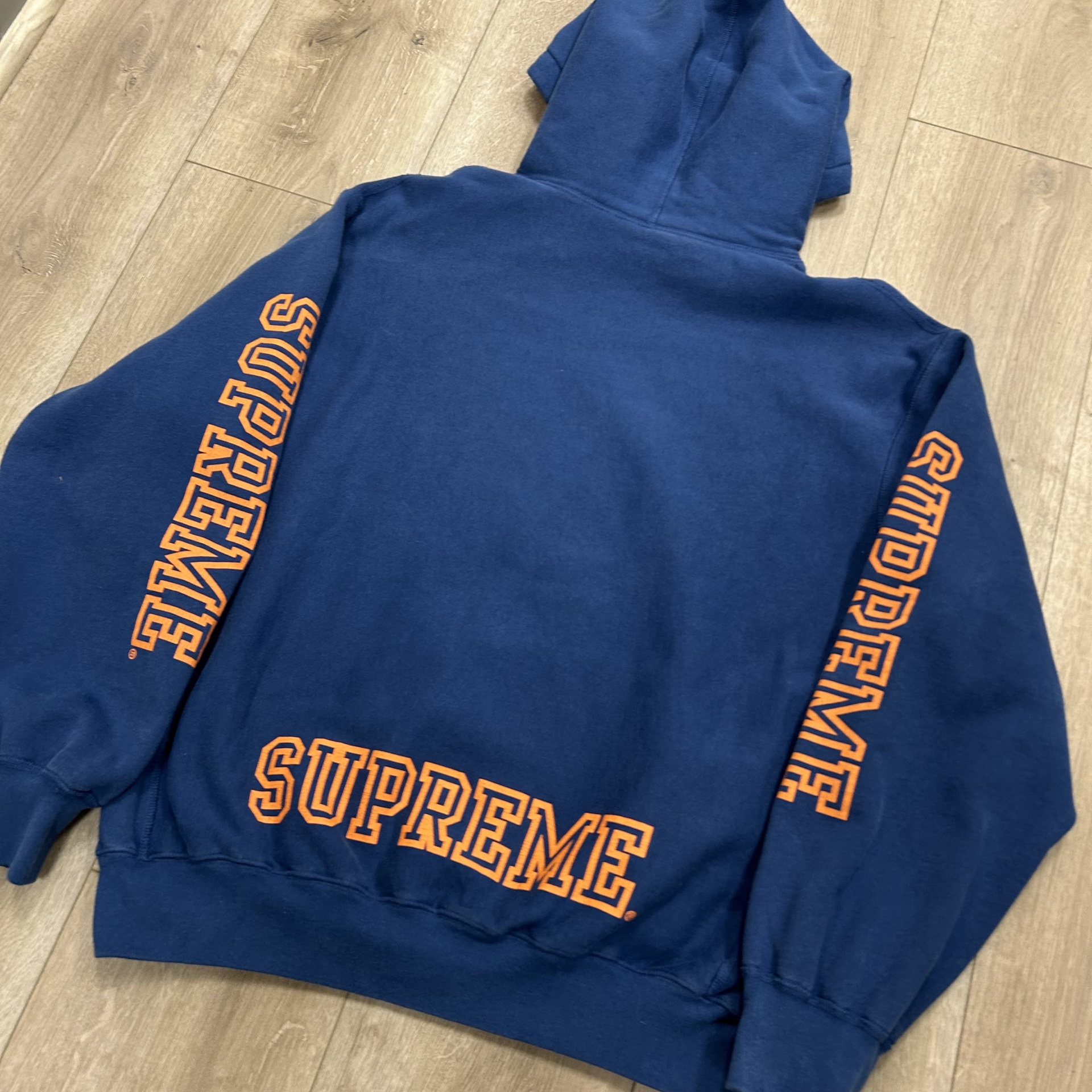 Supreme Collegiate Sleeve Hooded Sweatshirt - Pre-Owned 2