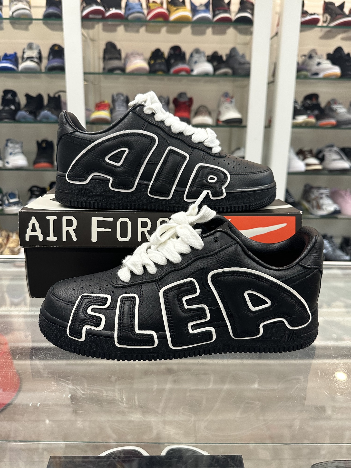 Nike Air Force 1 Low Cactus Plant Flea Market Black (2024) • Pre-Owned [8417]