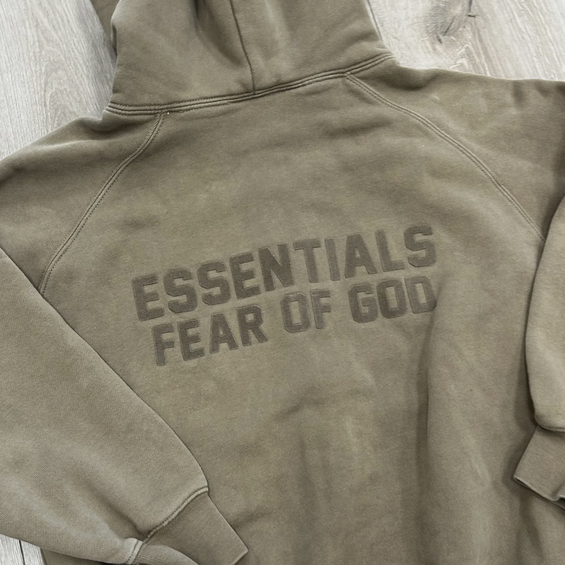 KIDS FEAR OF GOD ESSENTIALS zip-up hoodie sz 10 • Pre-Owned [8729] - photo 5
