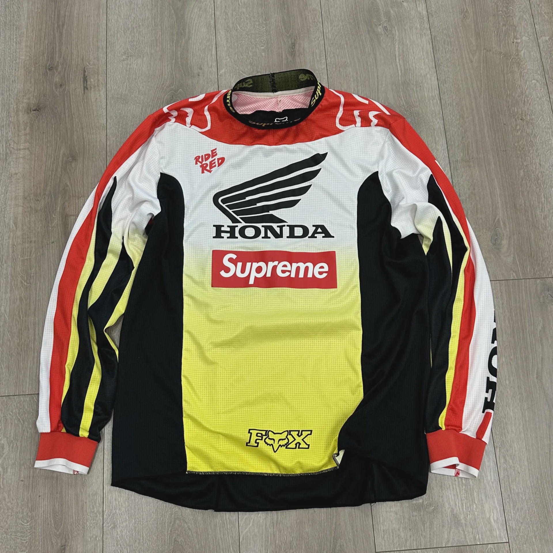 Supreme Supreme x Honda Fox Racing Moto Jersey 'Red' - Size M