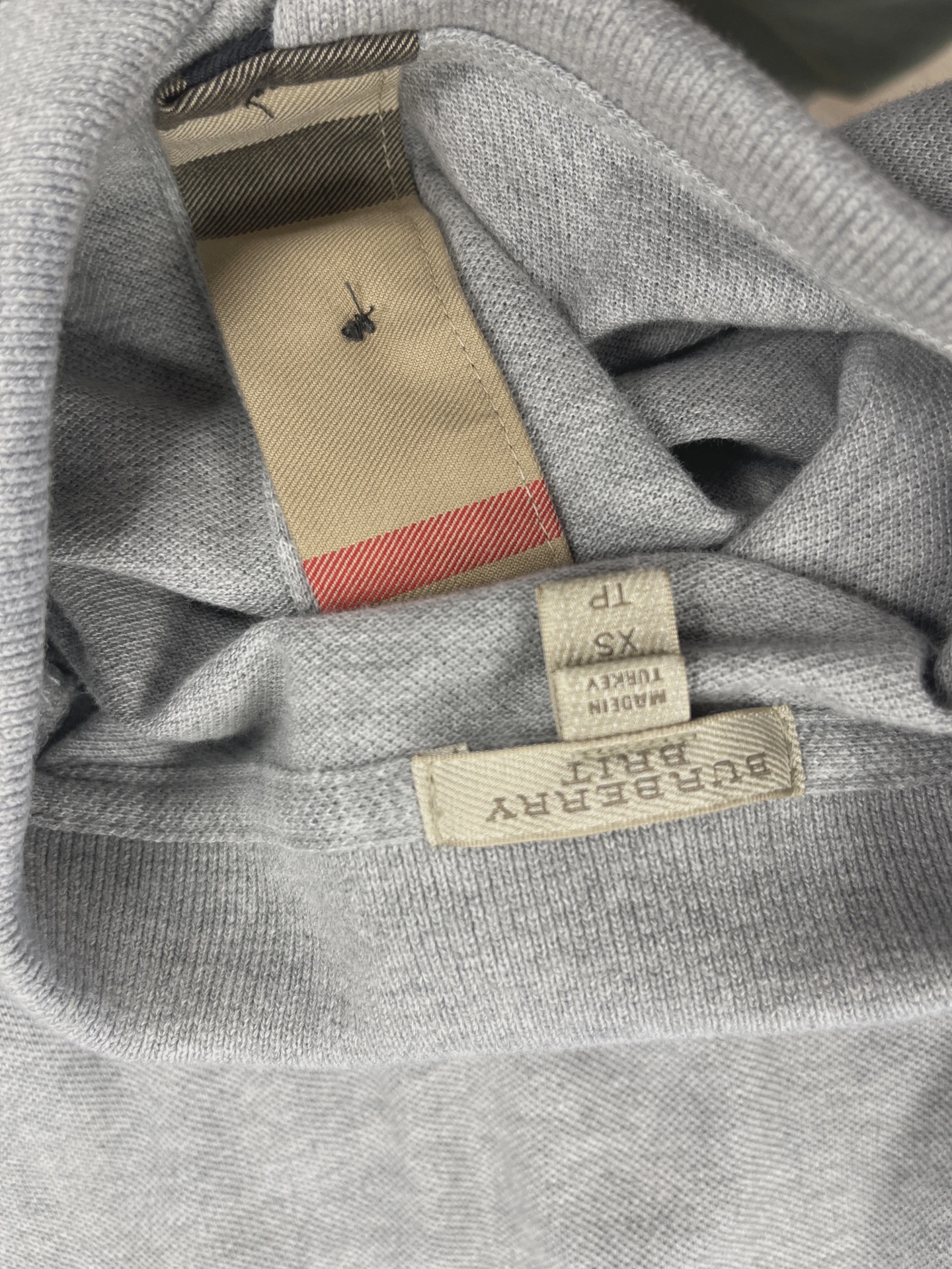 Burberry Long-Sleeve Cotton Polo Shirt • Pre-Owned [3573] 4