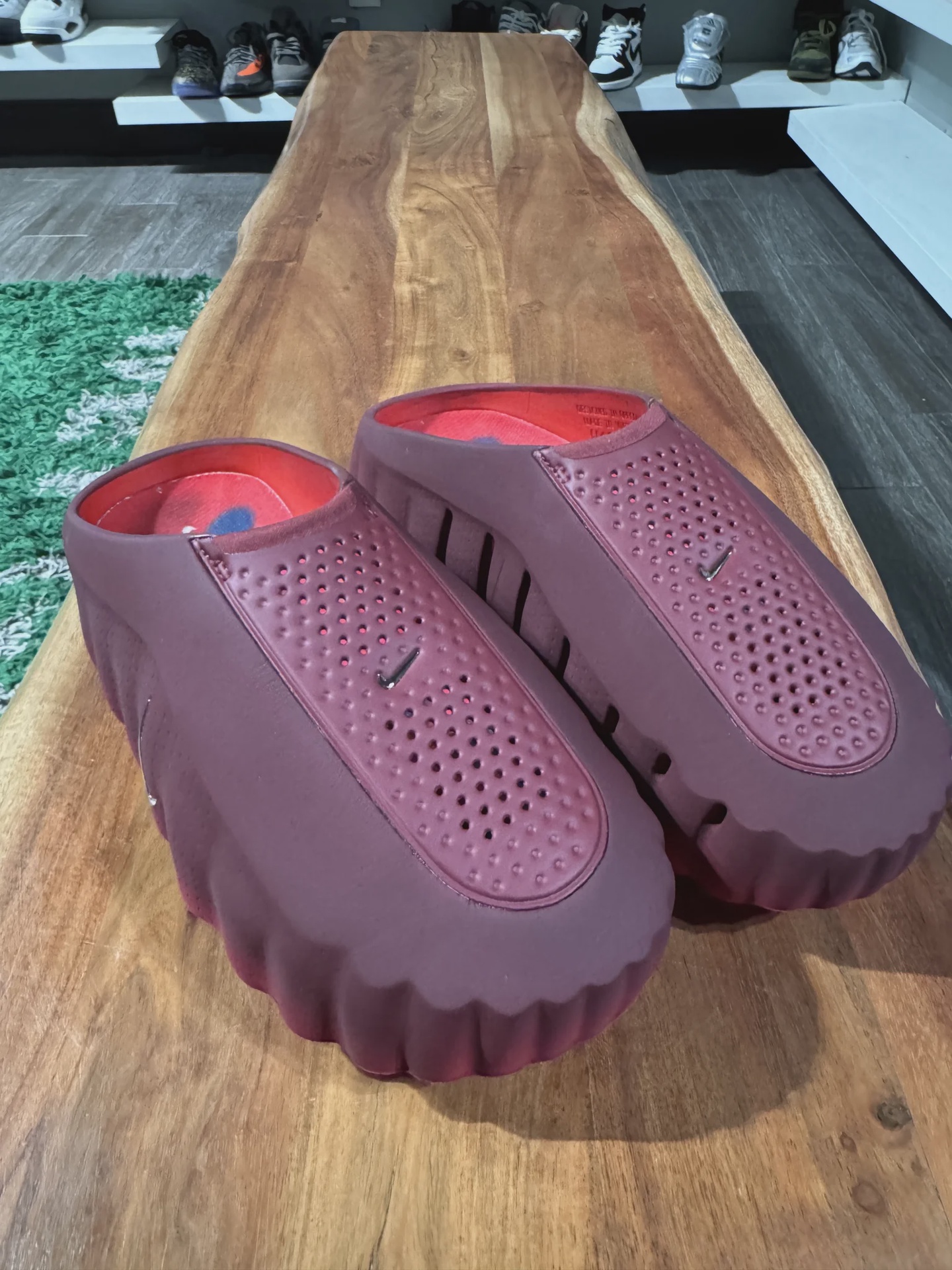 Nike Mind 001 Slide Team Red University Red No Box • Pre-Owned [4557] - photo 4