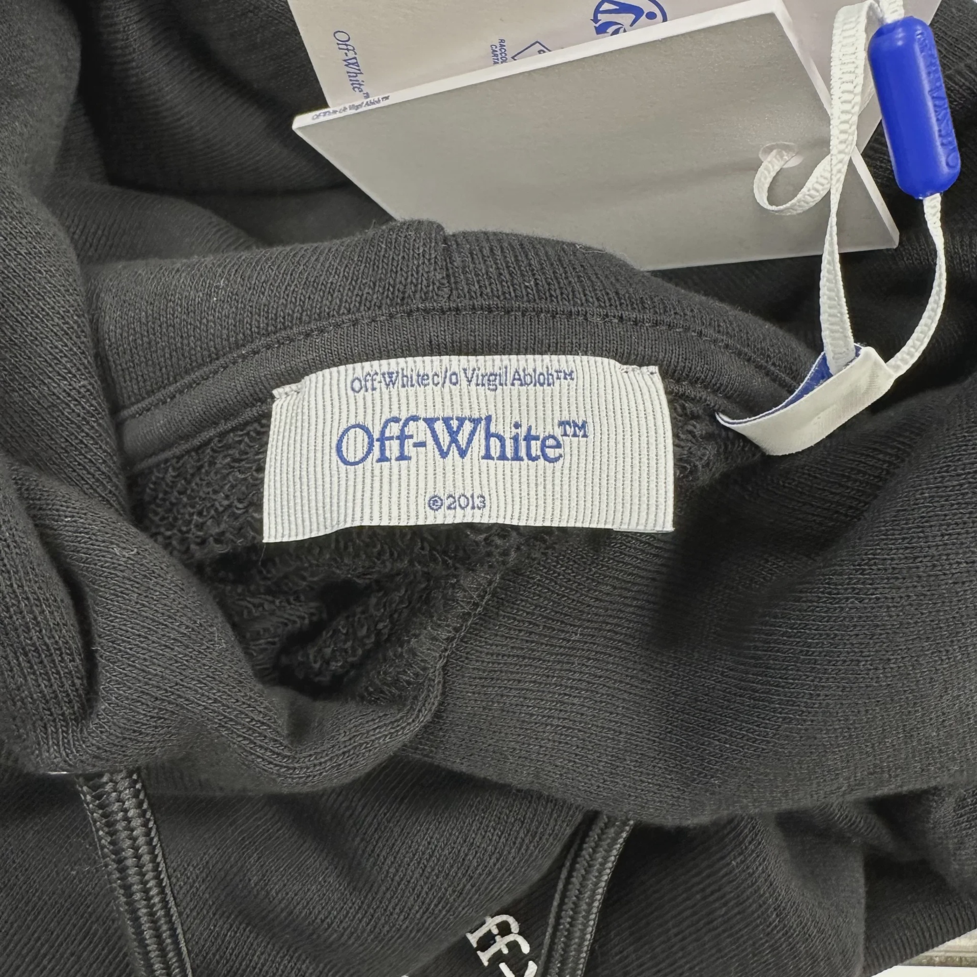 Off-White Pixel Diagonal Skate Hoodie • Brand New [7453] - photo 6