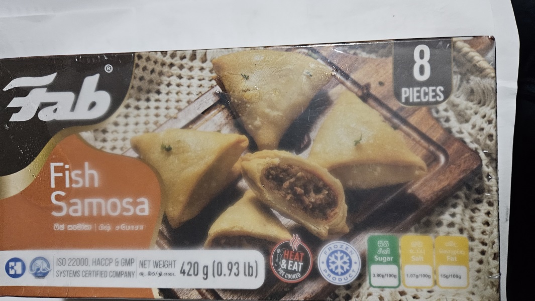 Fab Fish Samosa 420g (Only on Shop Visits)