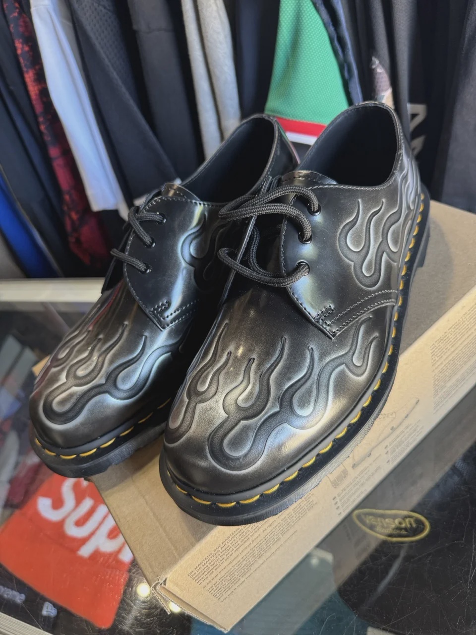 Dr. Martens 1461 Inferno Flames • Brand New [6576] - photo 3