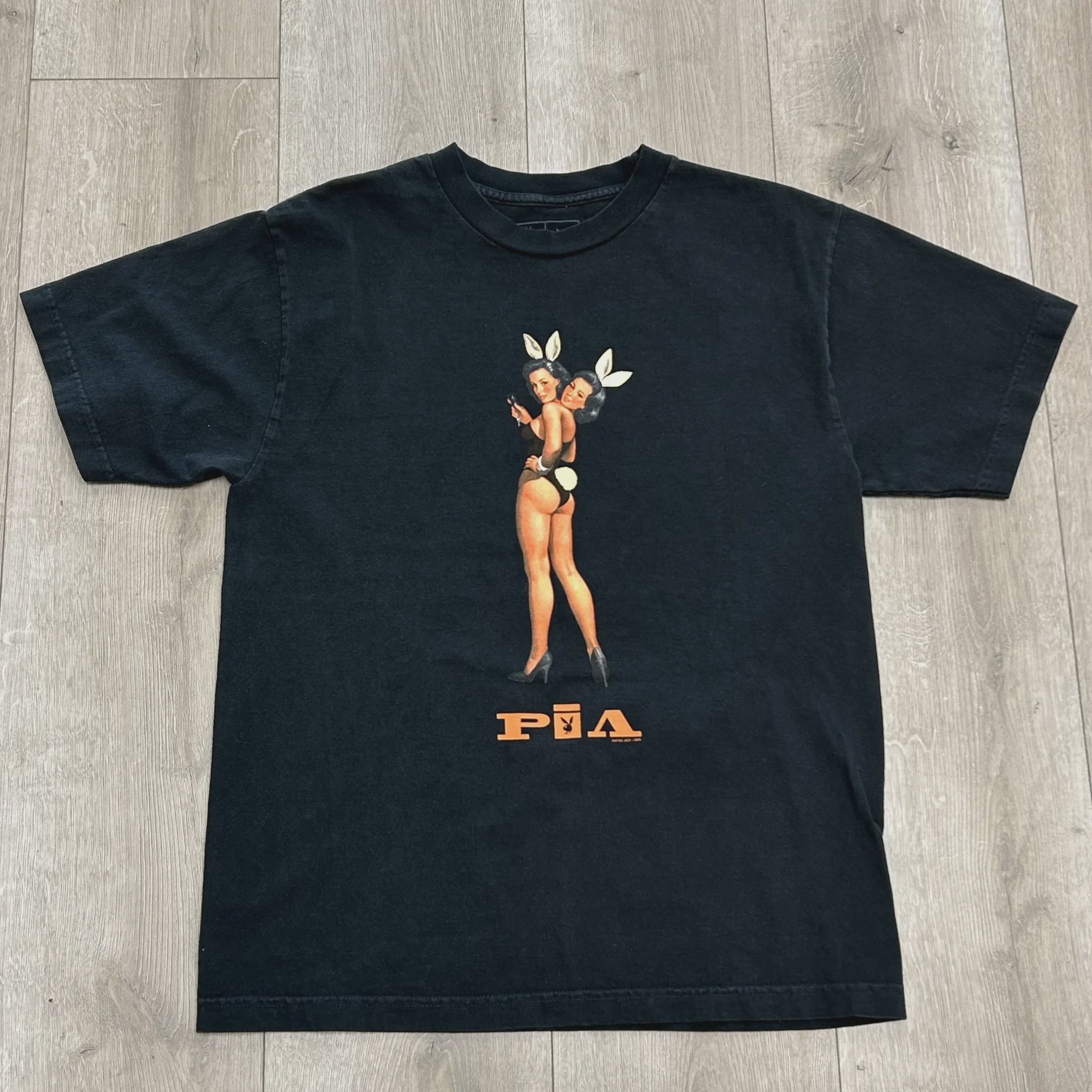 Travis Scott Travis Scott x Playboy II Tee Black - Size M