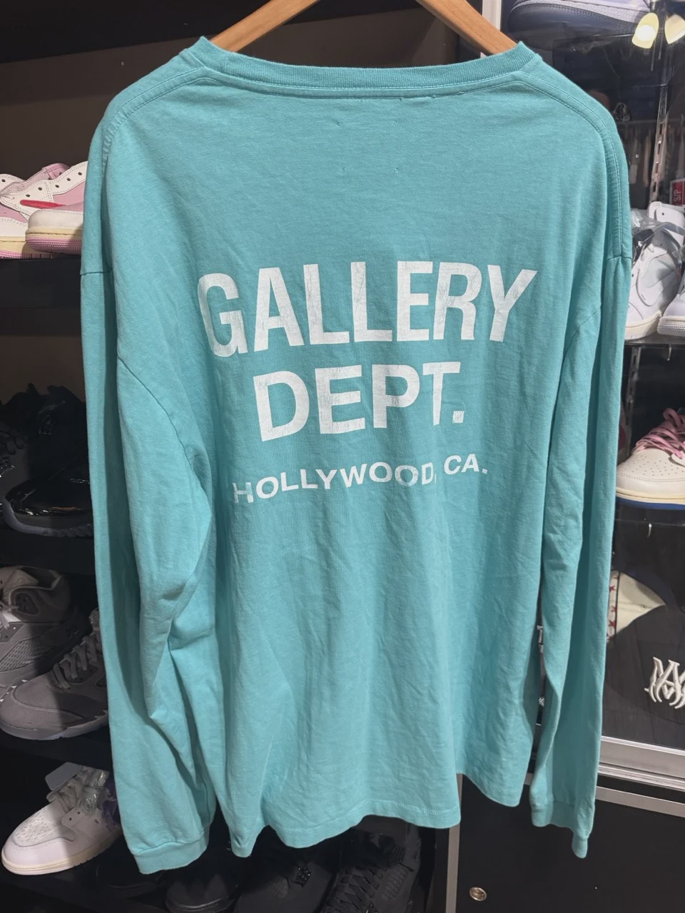 Gallery Dept Teal Tee LS • Pre-Owned [5633] - photo 2