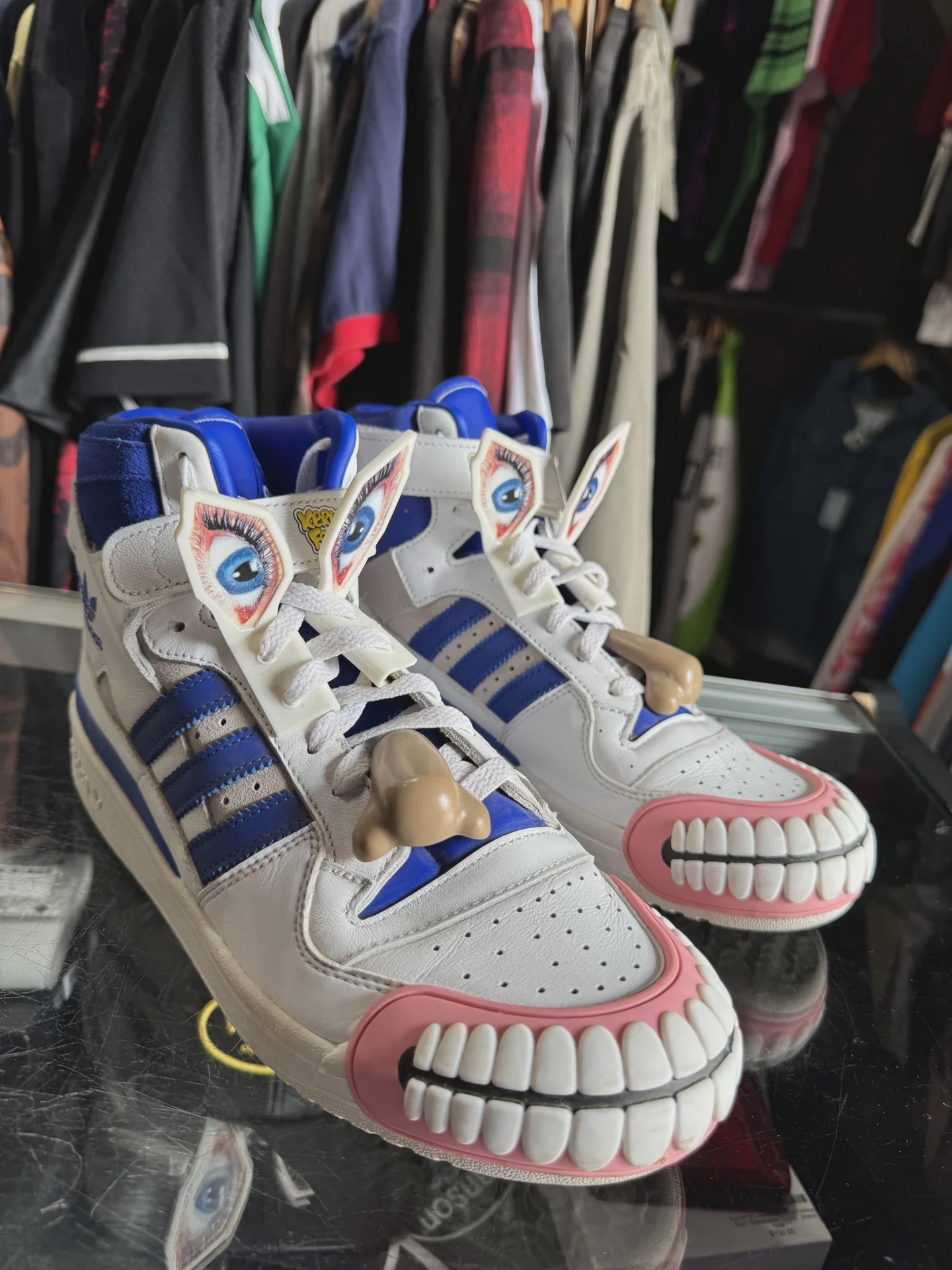 adidas Forum High Kerwin Frost Humanarchives No Box • Pre-Owned [9412] - photo 3