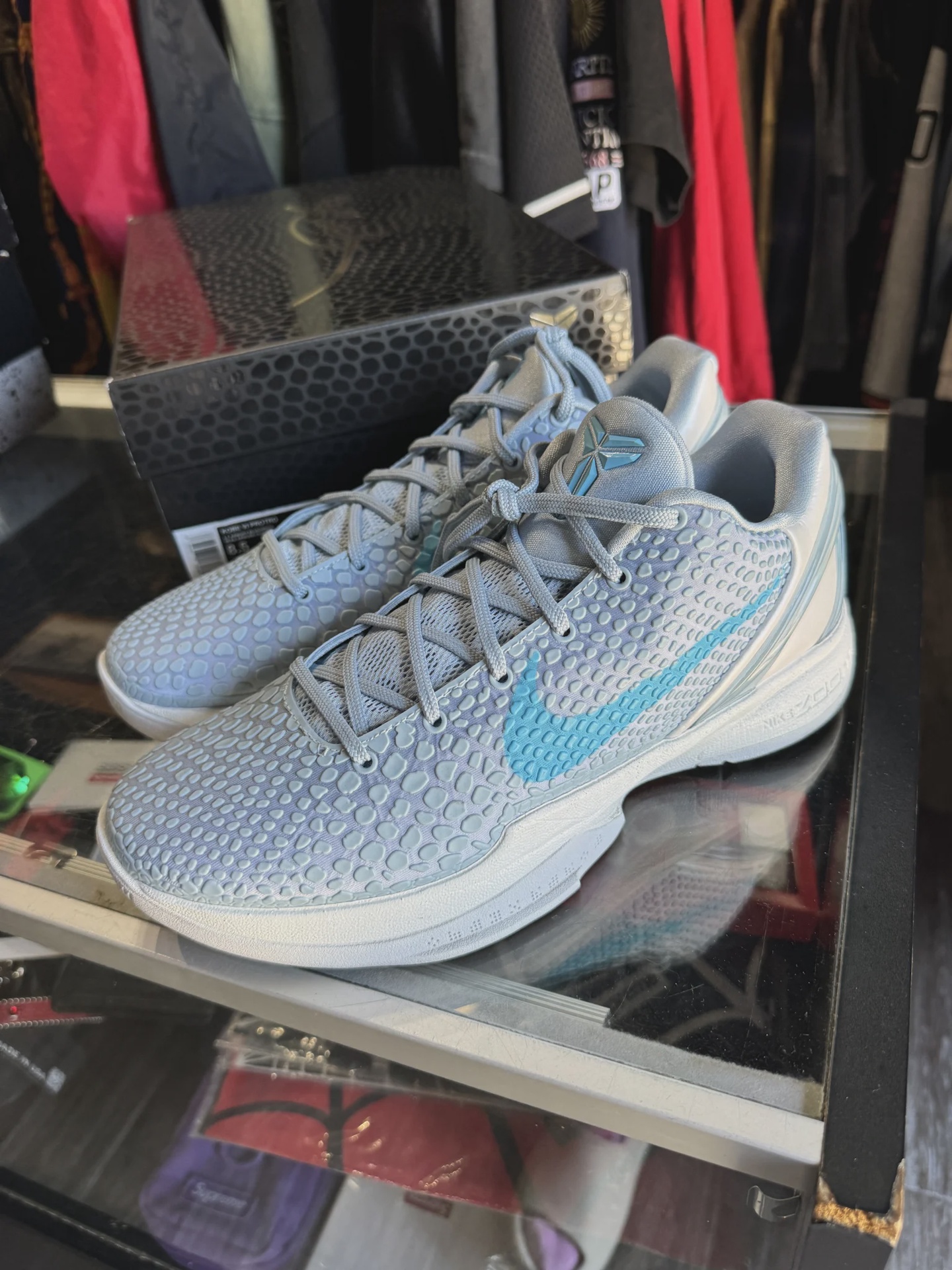 Nike Kobe 6 Protro Caitlin Clark Light Armory Blue • Pre-Owned [8340] - photo 2