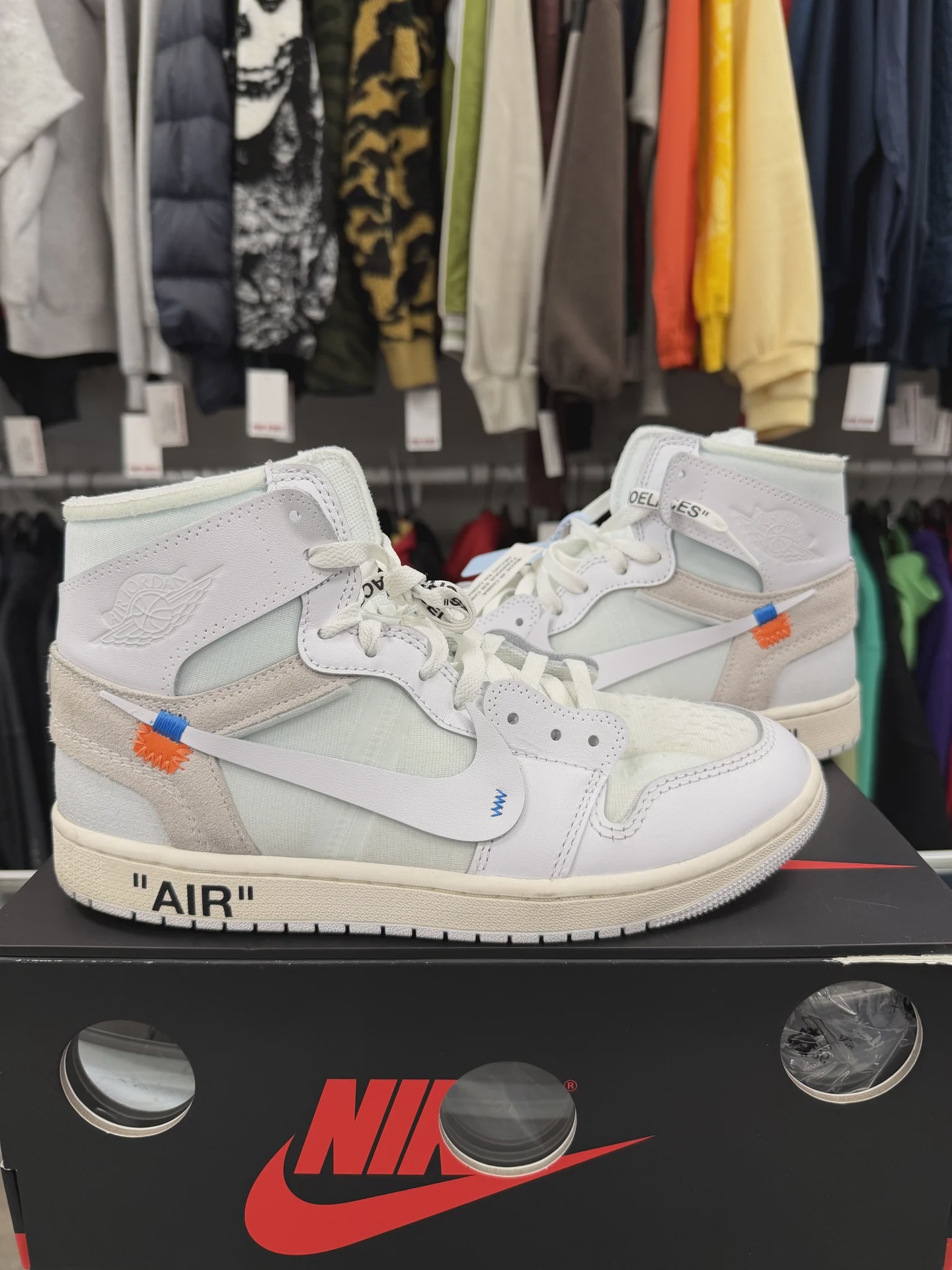 Jordan Air Jordan 1 Retro High Virgil Abloh Archive Alaska (no purple laces) - Size US M 9.5