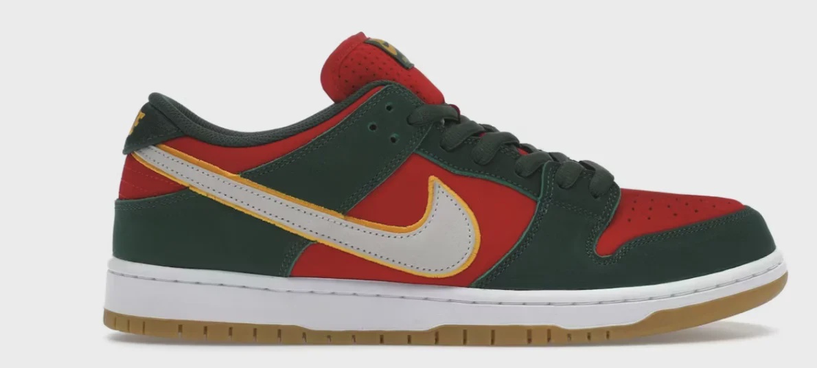 Nike Nike SB Dunk Low Pro PRM Seattle Supersonics - Size US M 9