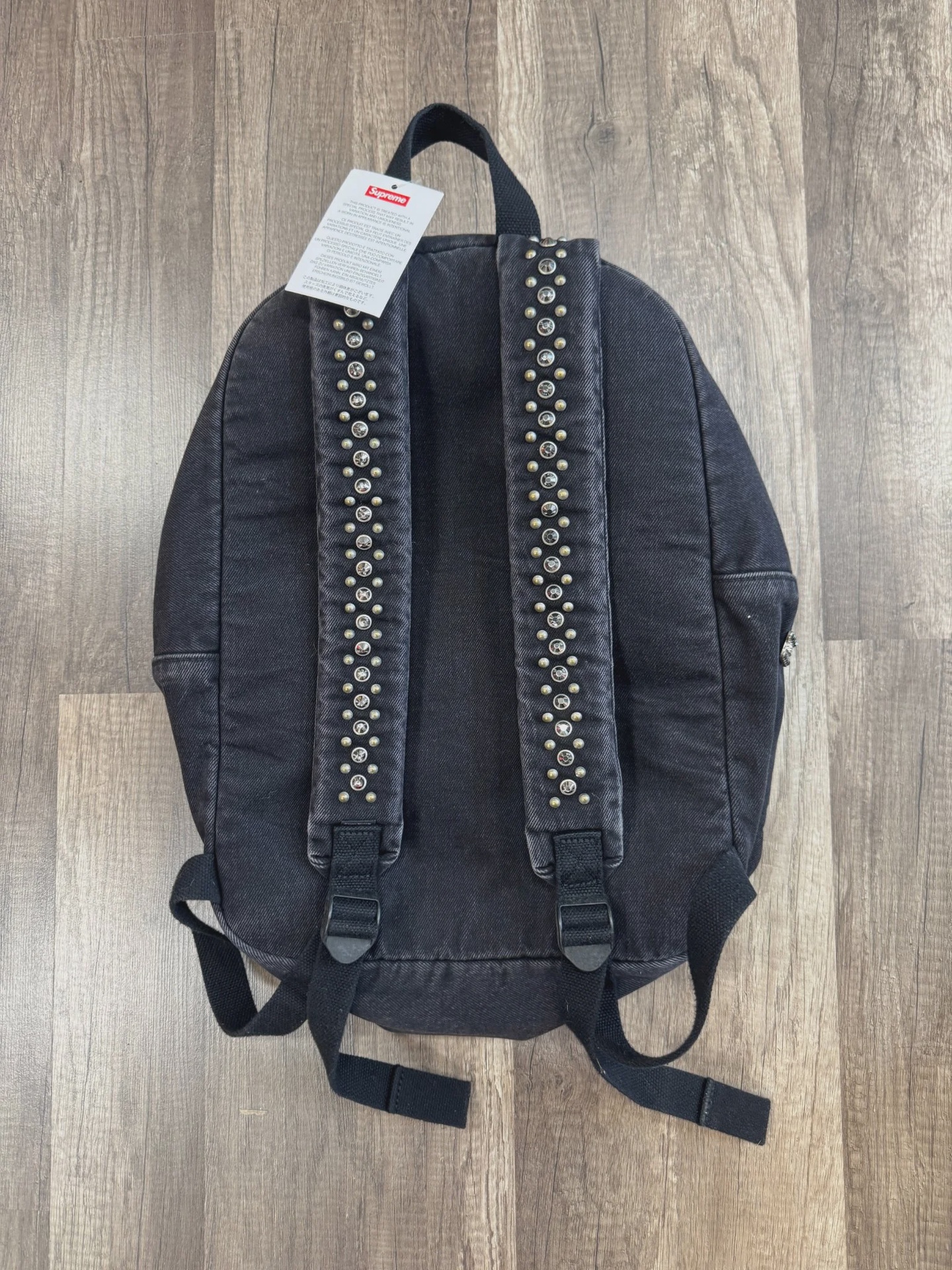 Supreme b.b. Simon Denim Backpack Black • Brand New [9082] - photo 2