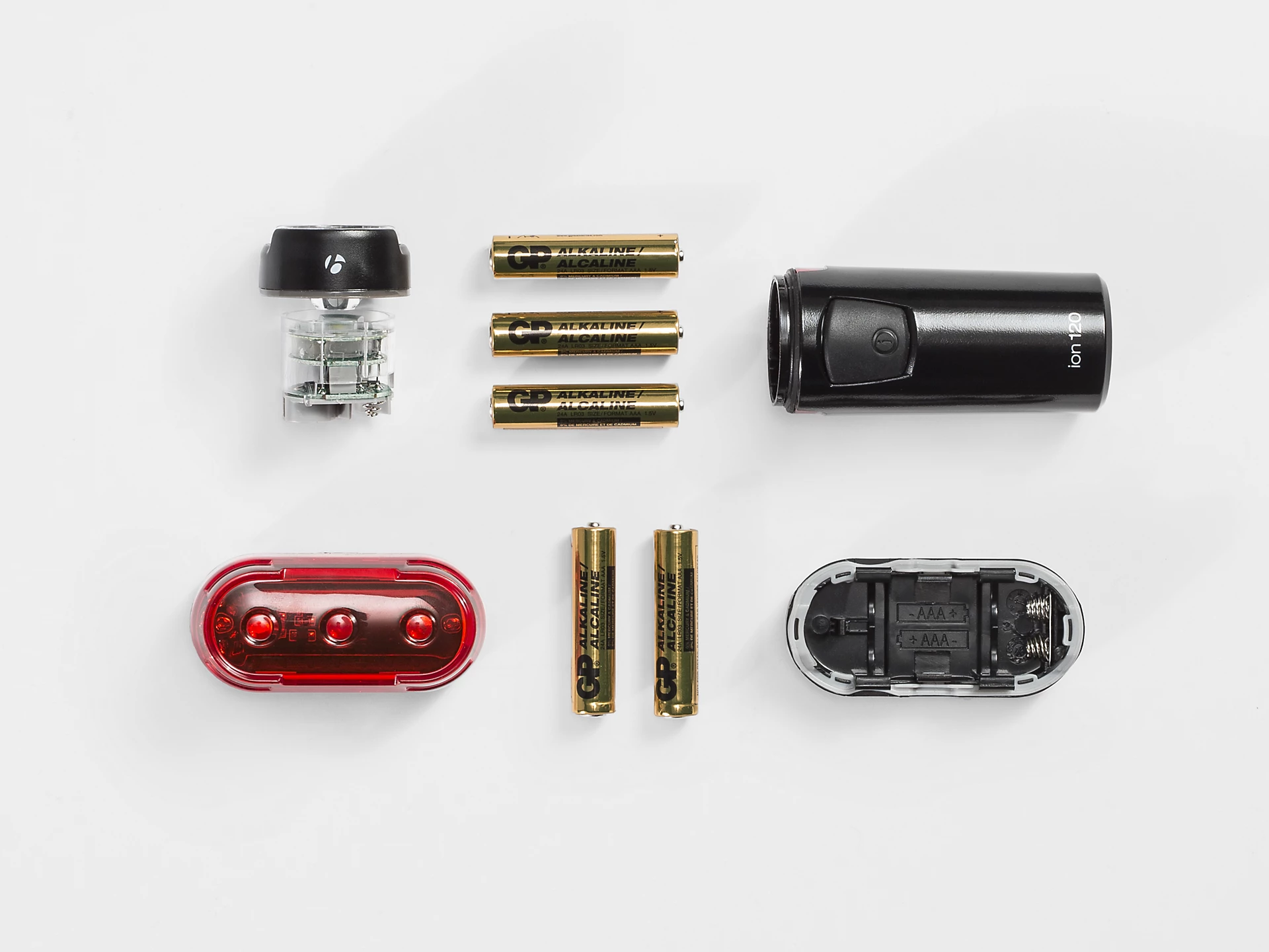 Bontrager Ion 120/Flare 1 Light Set, Black
