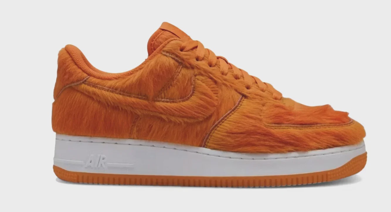 Nike Nike Air Force 1 Low Technicolor Tale Orange Pony Hair - Size US M 10.5