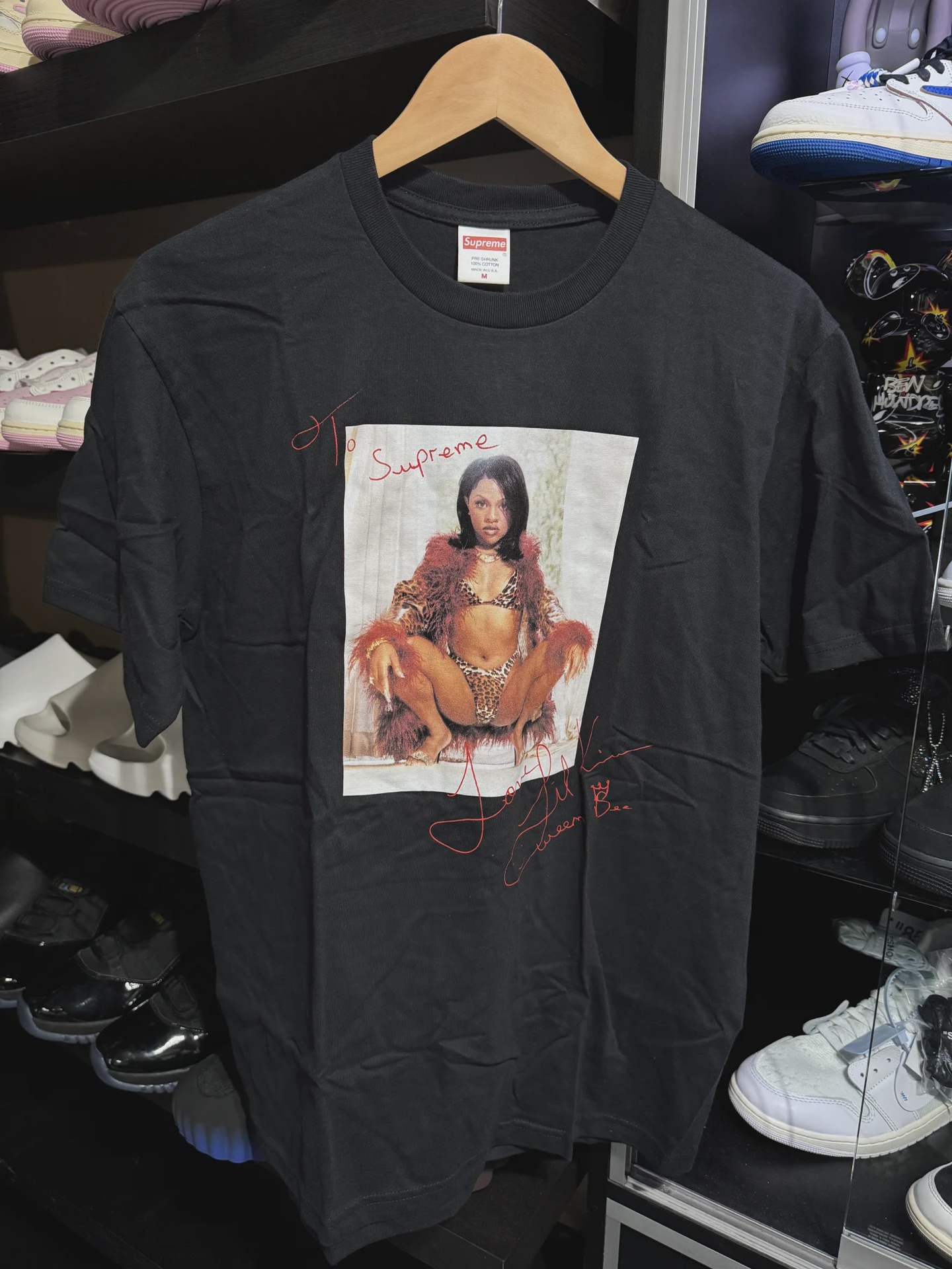 Supreme Lil Kim Tee Black • Brand New [0100]