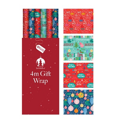 Festive Wonderland Christmas Wrapping Paper (D)